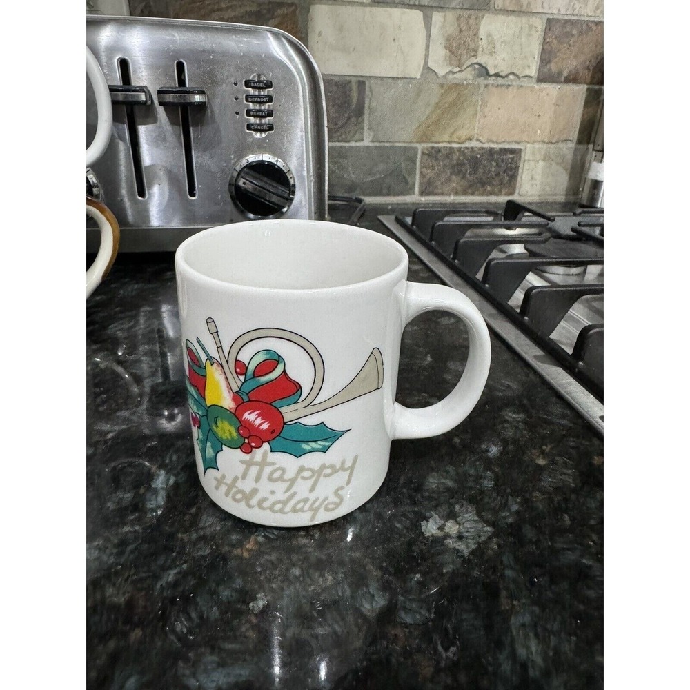 Happy holidays coffee mug